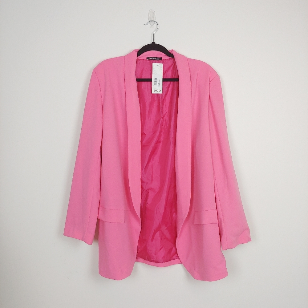 BOOHOO Pink blazer jacket